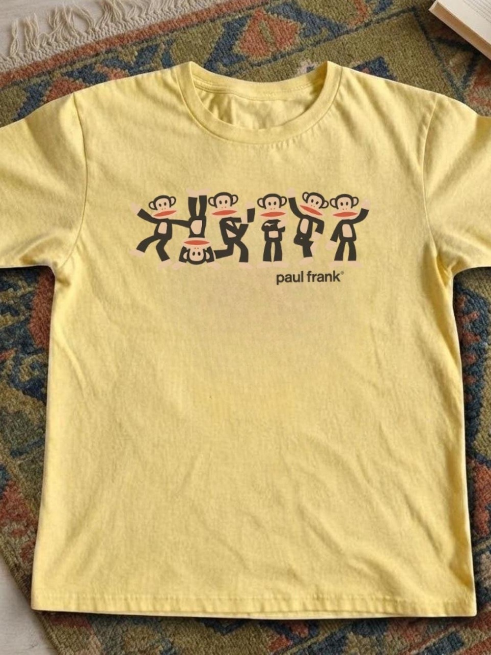 Gildan Yellow Paul Frank Graphic Tee